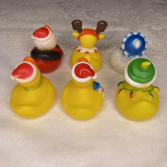 Rubber Duck Jeep Dash Pool Bath Cruise Ducky Ducking Lot of 6 Christmas Santa - Picture 5 of 6